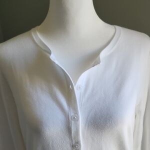 NWOT Talbots Bright White Sweater S